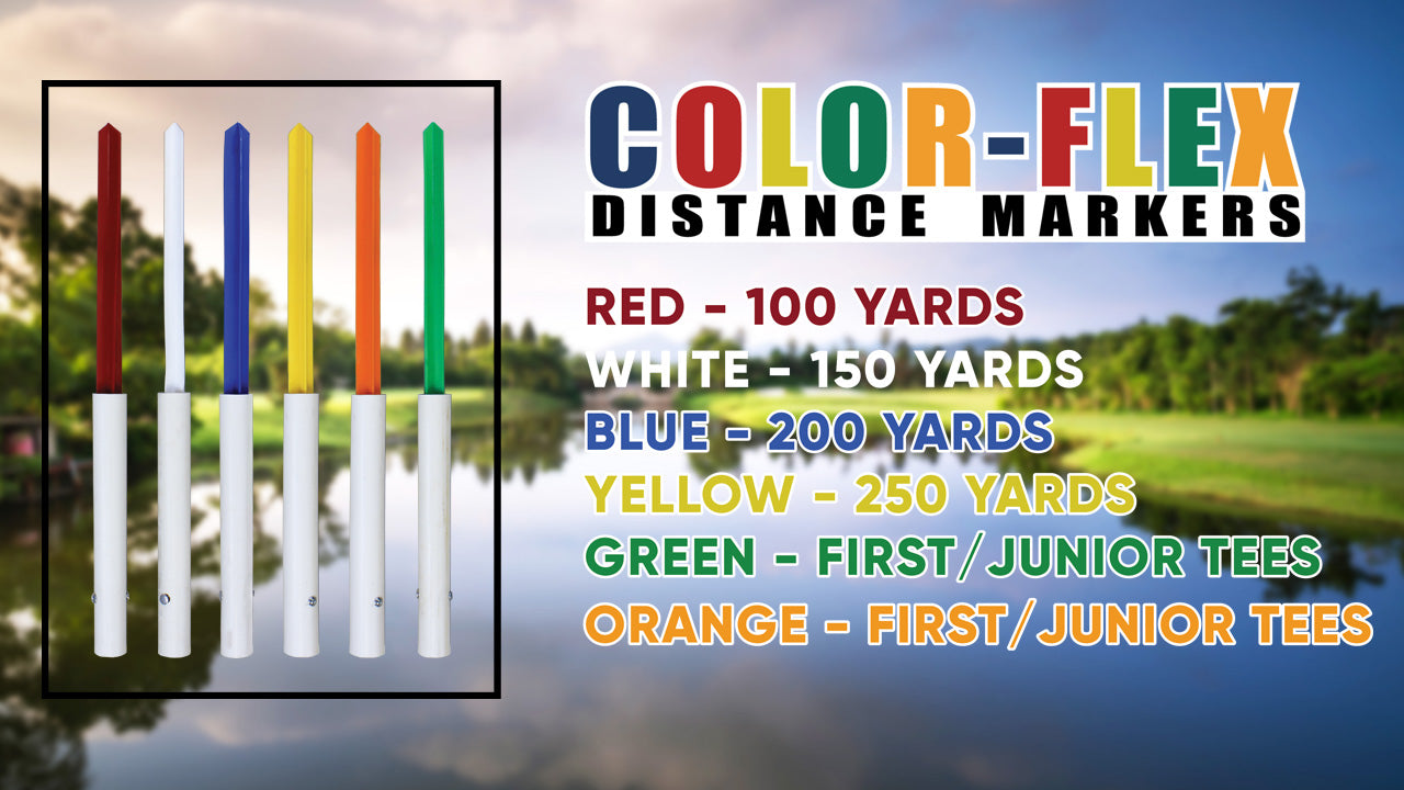 Color-Flex | Flexible Fairway Distance Markers – Color Flex - Fairway ...
